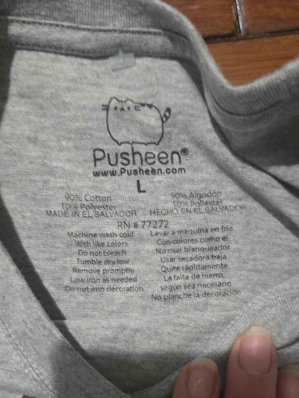 Pusheen Gray 'So Lazy Can't Move' Graphic Tee